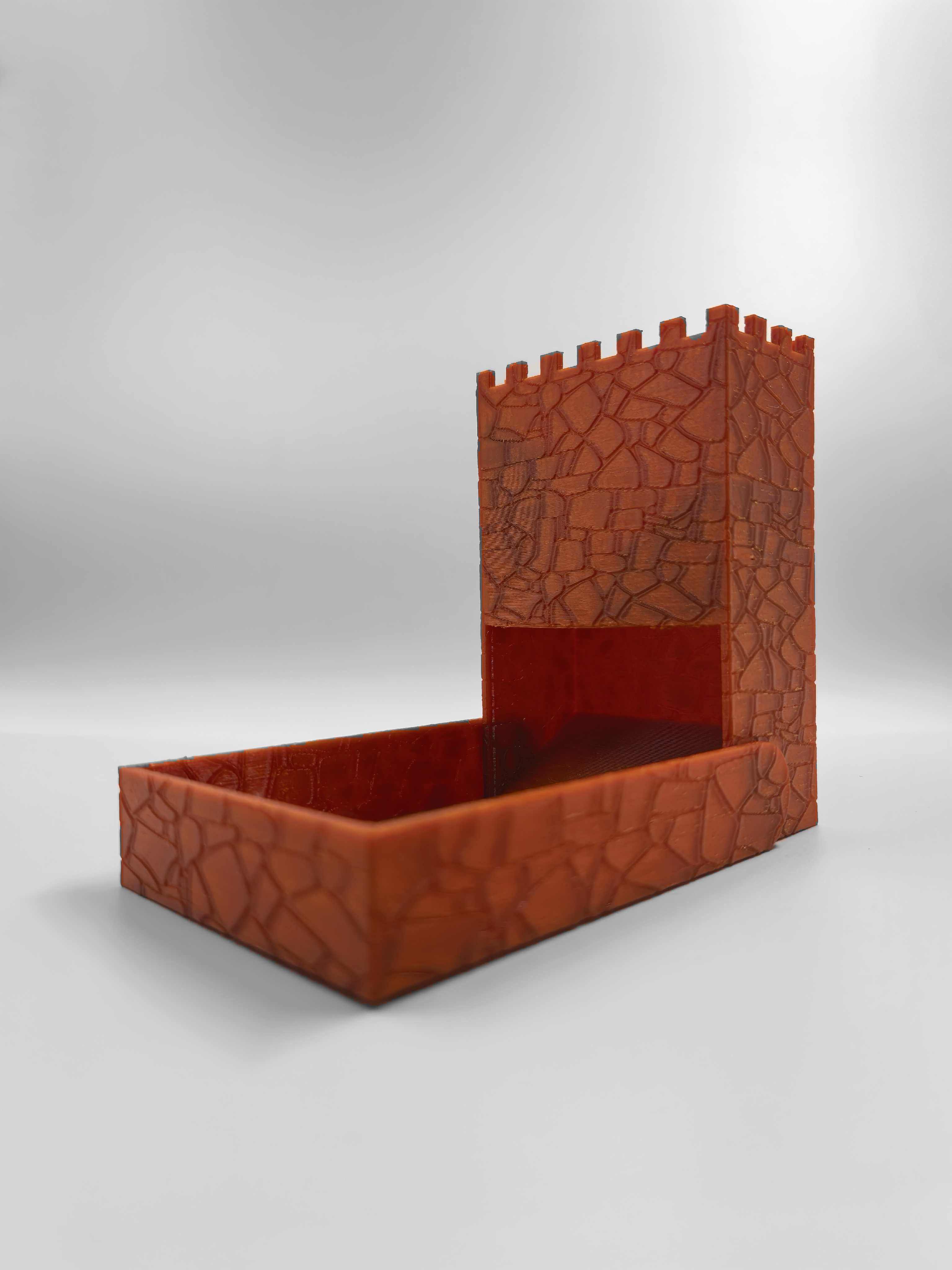 Dice Tower Wooden - Torre de Dados Dobrável para Jogos