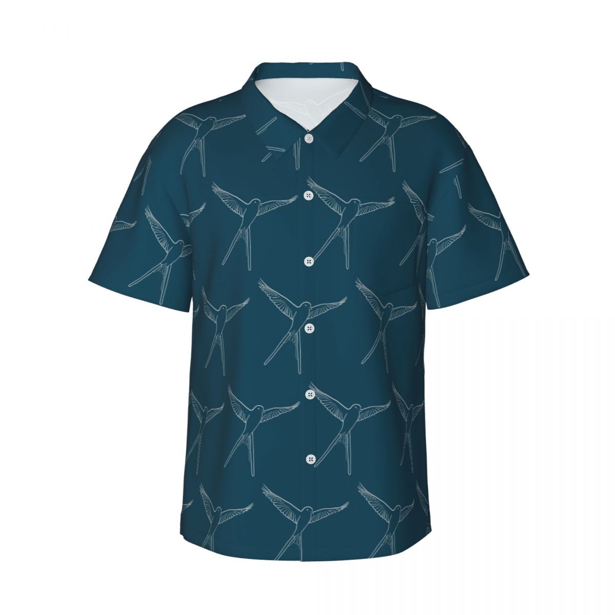 Board Game Wingspan - Camisa Masculina Casual de Manga Curta