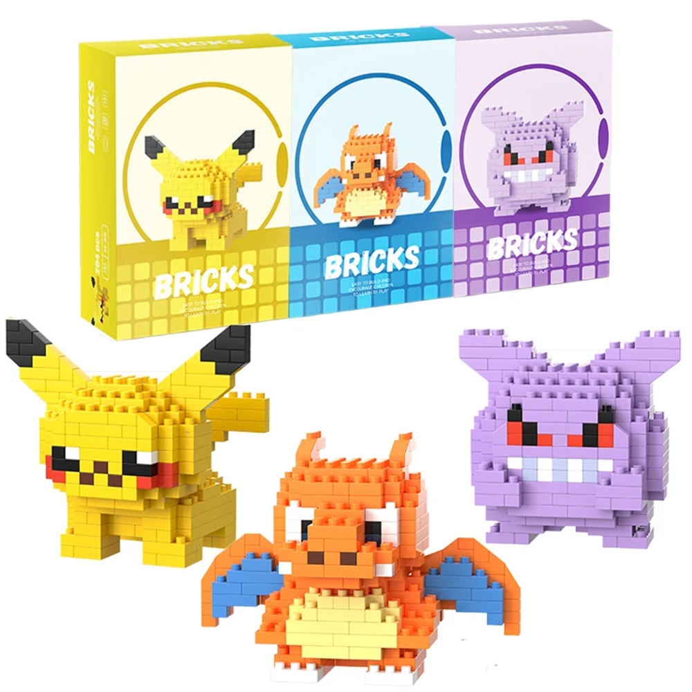 Lego Set Technic - Blocos de Construção Micro Pokemon Pikachu