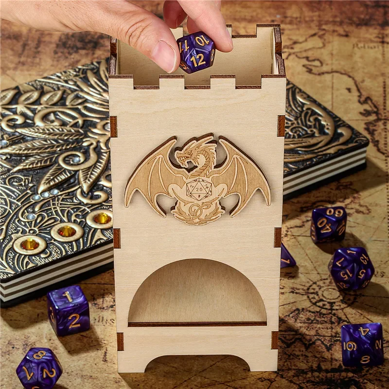 Torre de Dados de Madeira com  - Dice Tower Wooden avaliação e preço
