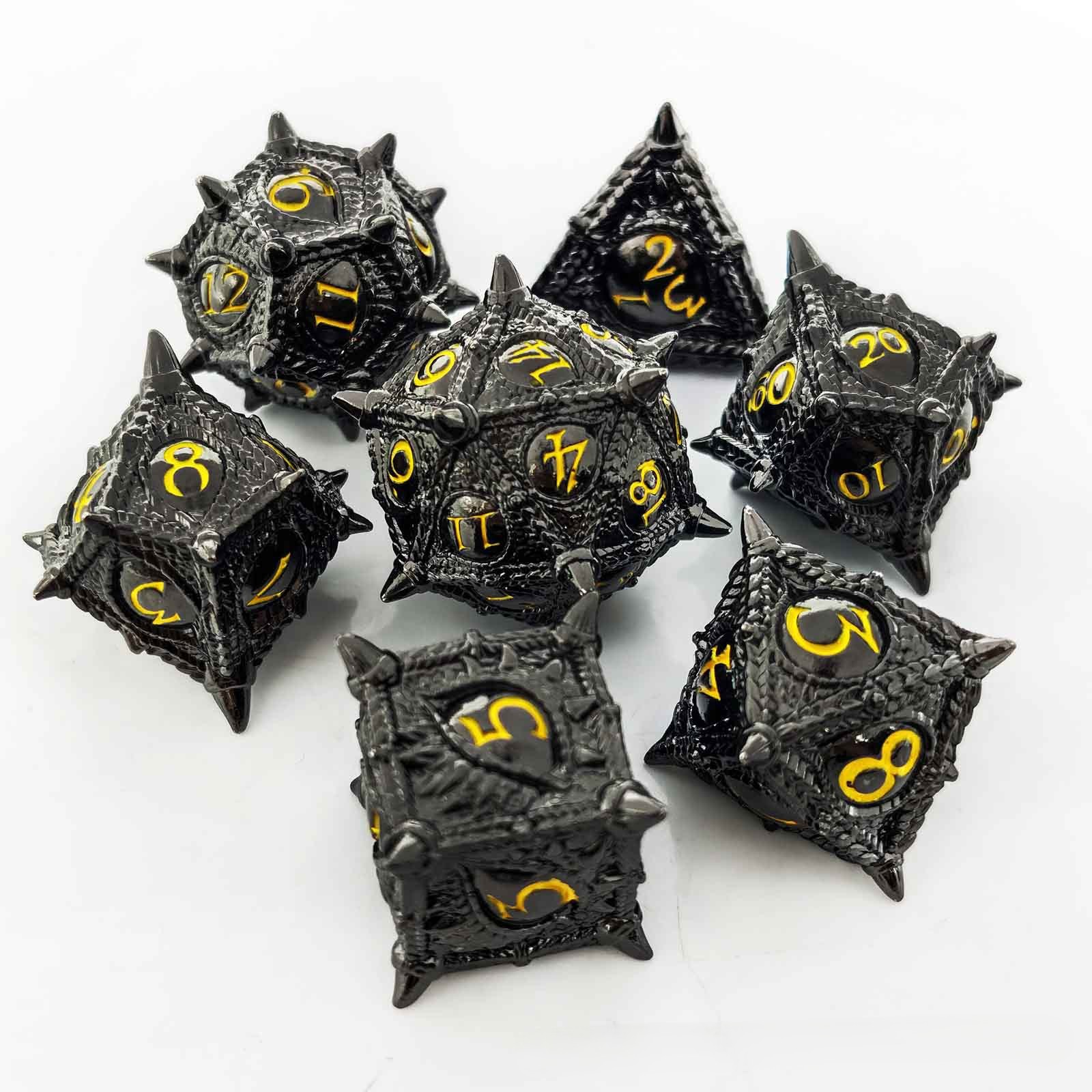 Conjunto de Dados Metálicos D& - Dice Tower Wooden avaliação e preço