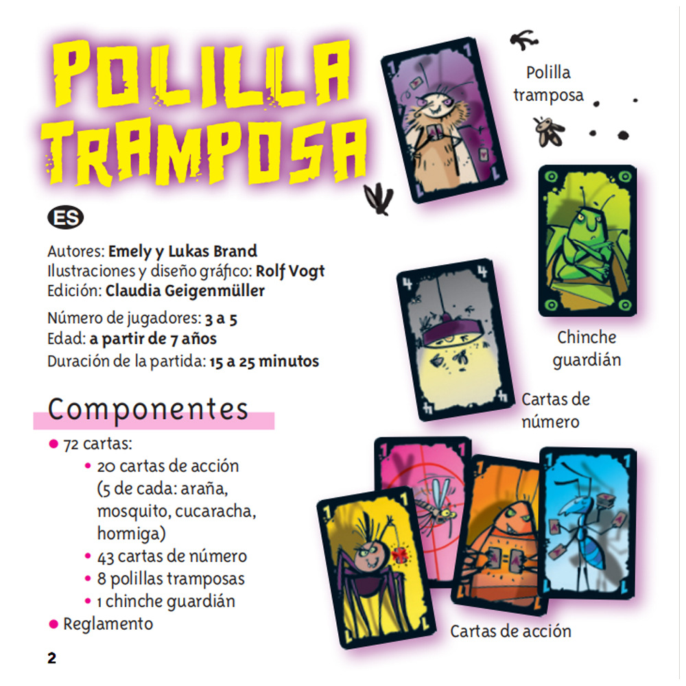 Polilla Tramposa Español Jogo  - Board Game Wingspan avaliação e preço