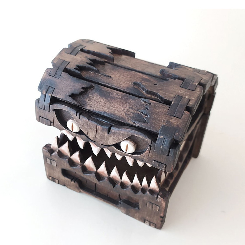 Mimic Chest para Dungeons and  - Dice Tower Wooden avaliação e preço
