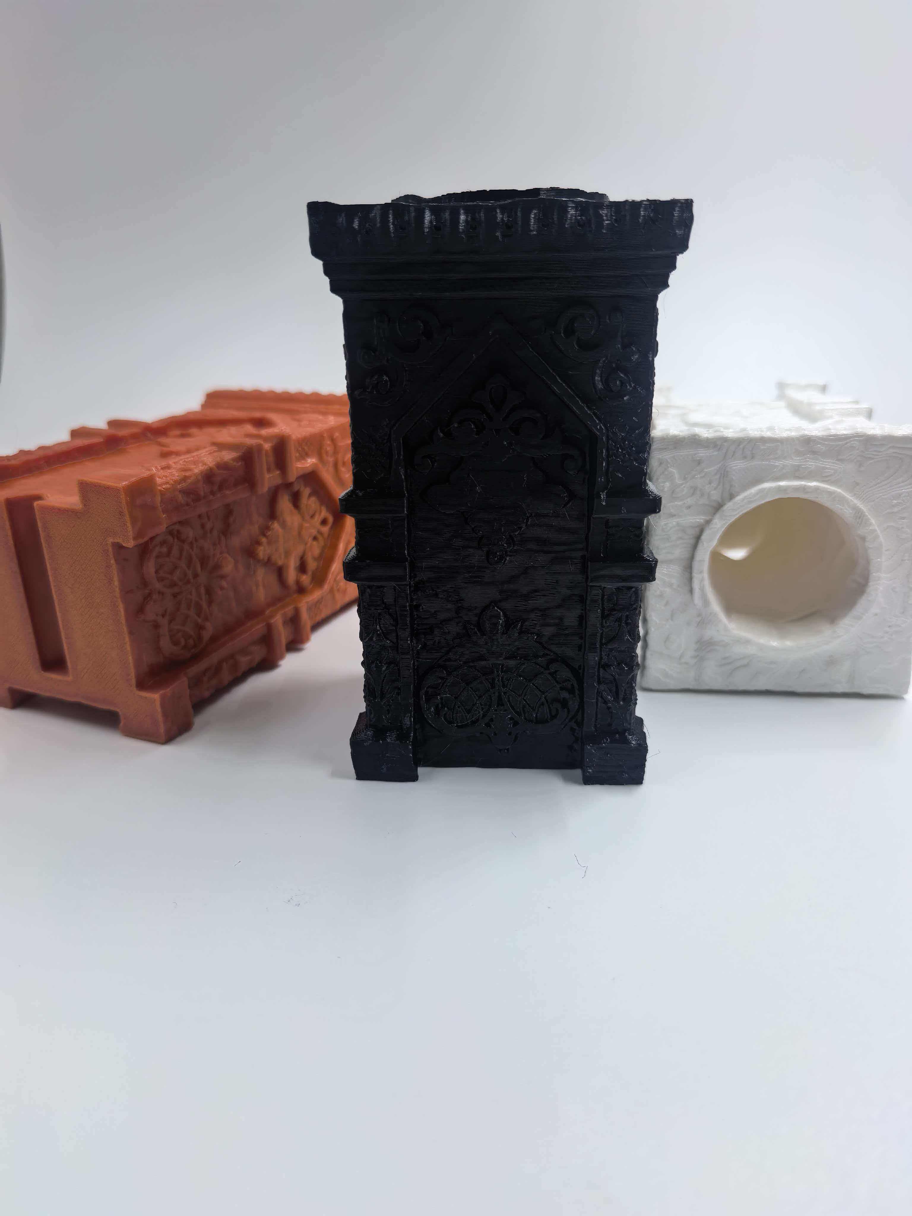 Mini torre de dados portátil,  - Dice Tower Wooden avaliação e preço