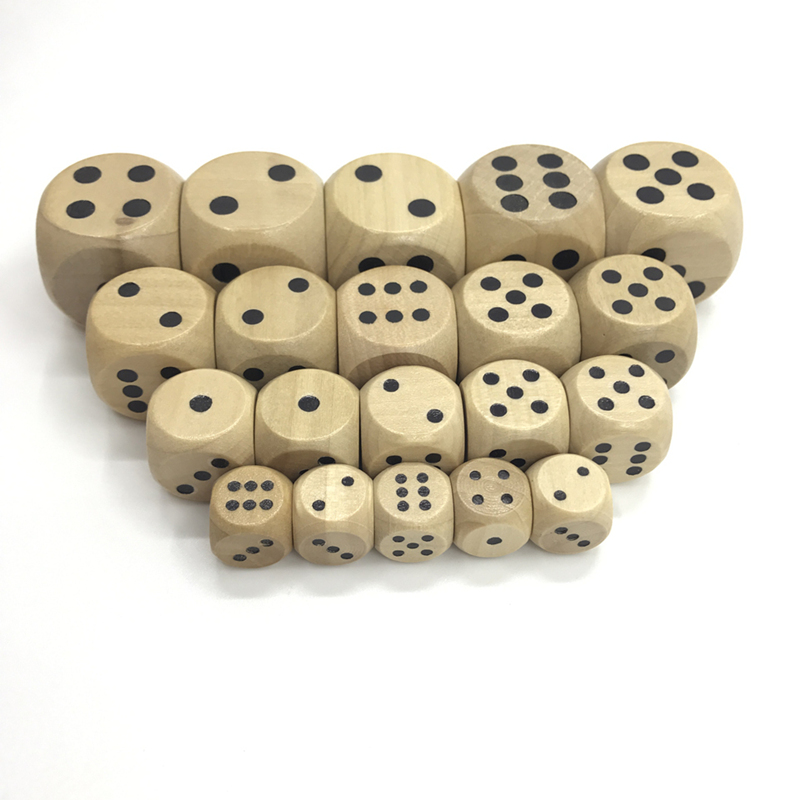 Novo pacote com 100 dados D6 p - Dice Tower Wooden avaliação e preço